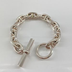 [Pre-owned] HERMES Chaine d'Ancre MM 14-link Ag925 Bracelet, Silver