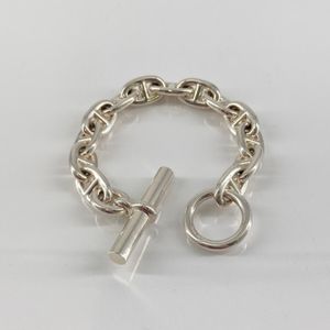 [Pre-owned] HERMES Chaine d'Ancre MM 13-link Ag925 Bracelet, Silver
