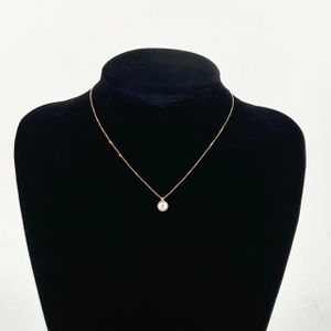 【中古】 TASAKI（タサキ） パールダイヤ K18YG D0.01 ネックレス 2.55g ゴールド