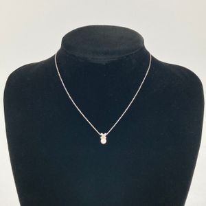 【中古】 TASAKI（タサキ） ダイヤモンド×パール PT850/PT900 D0.02 ネックレス 3.5g ホワイト