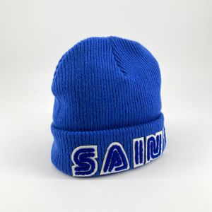 [중고] SAINT MICHAEL SG KNIT CAP SAINT SEGA BLUE 25AW F사이즈 #52 니트비니 블루