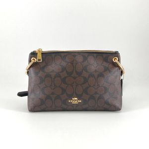 【二手】 COACH Mia 斜背包 F76646ブラウン