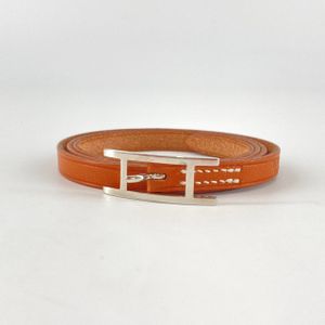 [Pre-owned] HERMES (Hermes) Be Api Double Tour Leather Bracelet Braun