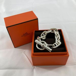 HERMES Chaine d'Ancre bracelet, size GM, 11 links, 925 silver.