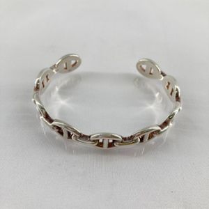 HERMES(エルメス)　シェーヌダンクル　アンシェネ バングル 　9コマ　サイズST　Ag925/21.2ｇ　シルバー