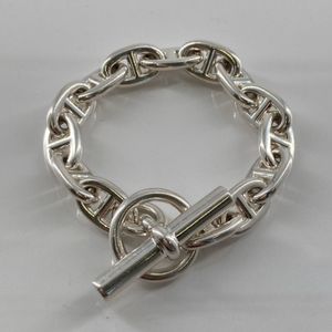 HERMES Chaine d'Ancre MM 14-link bracelet, Ag925, 53.8g, silver