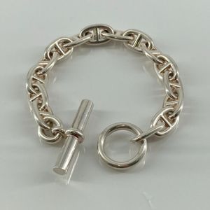 HERMES Chaine d'Ancre MM 15-link bracelet, Ag925, 54.1g, silver
