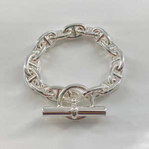 HERMES Chaine d'Ancre PM 15-link bracelet, 34.6g, Ag925 silver