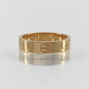 [Pre-owned] CARTIER Mini Love Ring, Size #45 (Japanese size 5), Yellow Gold / Au750, 2.88g, Yellow Gold