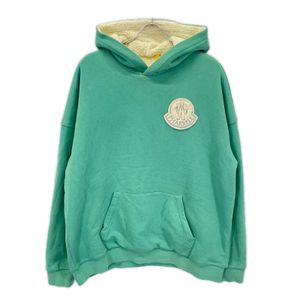 Moncler 23AW I209R8G0003 Mint Green Reversible Hoodie M [Used]