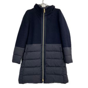 Herno PI0712D 海軍藍混紡羽絨服，42碼 [二手]
