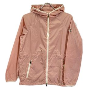 Moncler 2019 Pink UAE Nylon Jacket, Size 0 [Used]