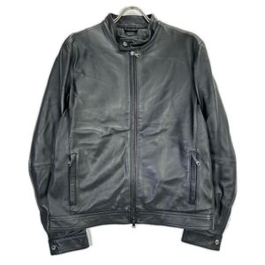 Emmeti Black Lambskin Tomorrowland Exclusive JURI Single Rider Jacket, Size 52 [Used]
