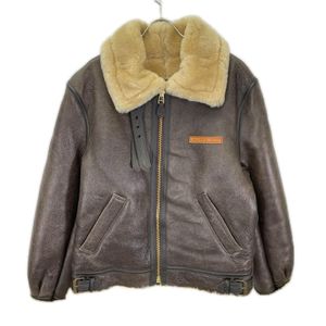 Avirex 2015 Brown 33H5595 AC-17755 B-3 Mouton Flight Jacket Size 40 [Used]