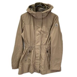 Moncler 2017 Beige DISTHENE Nylon Short Jacket, Size 1 [Used]