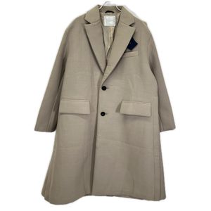 Sacai 23-03117M 23AW Beige 651 Suiting Bonding Coat Size 2 [Used]