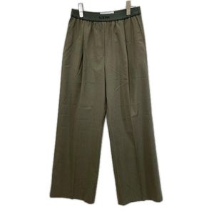 Loewe S359Y04XGS 卡其色羊毛長褲 S 碼 [二手]