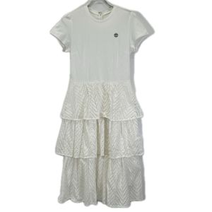 Borders at Balcony 白色蕾絲洋裝 一件式 36碼 [二手]