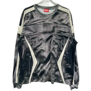 Diesel Black T-BOXT-LS-V5 Trompe-l'oeil Long Sleeve Cutsew XL [Used]