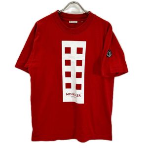Moncler 18 Year x Palm Angels Red Maglia T-Shirt [Used]