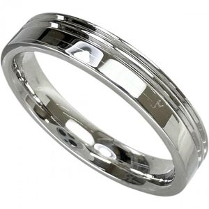 HERMES Alliance Kelly Ring, Size 10.5, K18WG White Gold, 4.7g, Size 51, Women's [Pre-owned]