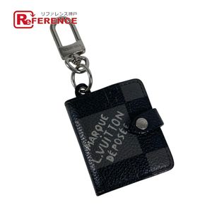 LOUIS VUITTON Damier Porte Clés Carnet Damier Archives Mini Notebook Keychain