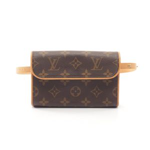 【สินค้ามือสอง】 หลุยส์ วิตตอง LOUIS VUITTON กระเป๋าคาดเอว กระเป๋าคาดลำตัว Pochette Florentine Monogram M51855 PVC Coated Canvas Leather