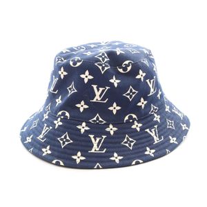 [중고] LOUIS VUITTON 버킷햇/중절모/페도라 LV 에스칼 보브 리버시블 버킷 M76231 코튼 2way 여성용 Used A