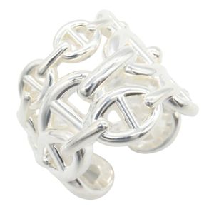 [Used] Hermes HERMES Ring - Enchainee GM Ring, Sterling Silver 925, Women's, Used A