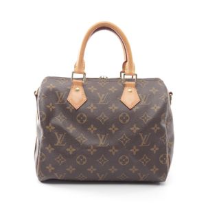 【二手】LOUIS VUITTONSpeedy Bandoulière 25 Monogram 兩用手提包 M41113 PVC塗層帆布皮革 Speedy Bandoulière 25