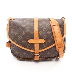 [Used] Louis LOUIS VUITTON Saumur 30 Shoulder Bag, Monogram M42256, PVC Coated Canvas Leather, Women's, Used A