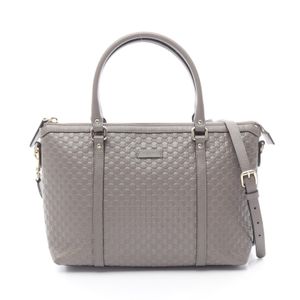 【二手】Gucci 古驰 手提包 Micro Guccissima 2WAY 449656 灰色 真皮 Micro Guccissima 2way 手提包 女士 Used A