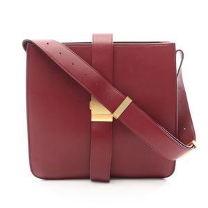 【二手】Bottega Veneta BOTTEGA VENETA單肩包，波爾多紅皮革單肩包，女士，二手