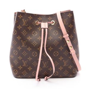 [Used] Louis LOUIS VUITTON NeoNoe Shoulder Bag, Monogram Rose Poudre, M44022, Rose Poudre, PVC Coated Canvas, Leather, NeoNoe