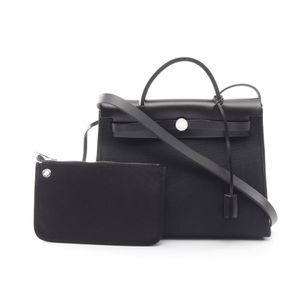 【二手】Hermes 爱马仕 手提包 Herbag Zip PM 2WAY 黑色 其他 Herbag Zip PM 黑色 女士 Used A