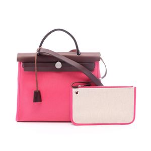 【中古】 エルメス HERMES ハンドバッグ エールバッグジップPM ローズショッキング 2WAY ローズショッキング/ルージュアッシ その他 エールバッグジップPM ローズショッキング/ルージュアッシュ