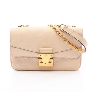 [Used] Louis Vuitton LOUIS VUITTON Shoulder Bag Marceau Monogram Empreinte Cream M46201 Cream Leather Marceau Women's Used A