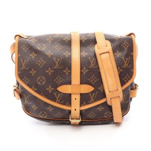 [Used] Louis LOUIS VUITTON Saumur 30 Shoulder Bag M42256 PVC Coated Canvas Leather Saumur 30 Women's Used B