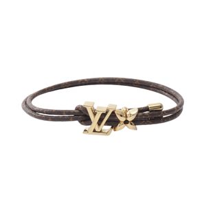 [Used] Louis Vuitton LOUIS VUITTON Bracelet LV Bloom Monogram M8416Z GP (Gold Plated) Bracelet Bloom Women's Used A