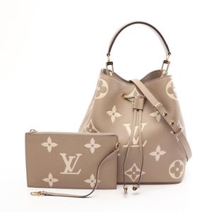 [Used] Louis Vuitton LOUIS VUITTON Shoulder Bag Neo Noe MM Color Monogram Empreinte Tourterelle Cream 2WAY M45555 Tourterelle/Cream