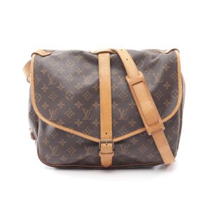 [Used] Louis LOUIS VUITTON Saumur 35 Shoulder Bag M42254 PVC Coated Canvas Leather Saumur 35 Women's Used B