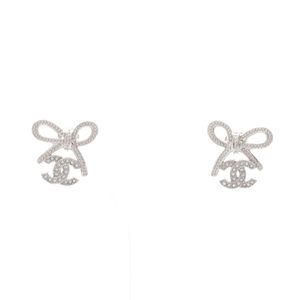 【二手】Chanel 香奈儿 Coco Mark 蝴蝶结 B25K 耳环/耳钉 女士 Used A