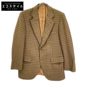 Burberry 80s Camel Houndstooth Tailored Jacket [Used]