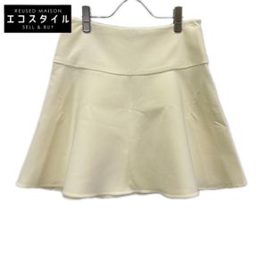 Prada P107D 象牙色棉質半身裙，40碼 [二手]