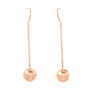 【二手】蒂芙尼 (Tiffany & Co.) 五金球形耳環，18K 玫瑰金