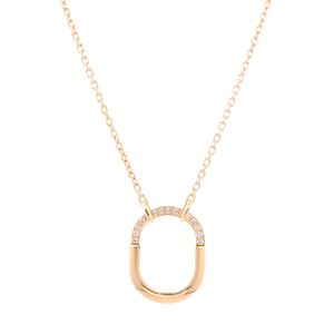 【二手】Tiffany & Co.) 項鍊，鎖扣款式，18K黃金 (K18YG)