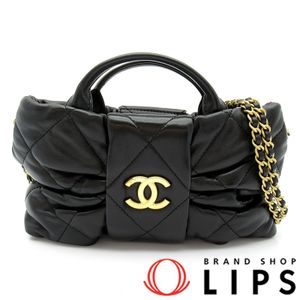 Chanel Mini Bow Bag AS5849 Lambskin Women's Shoulder Bag

Black [Used]