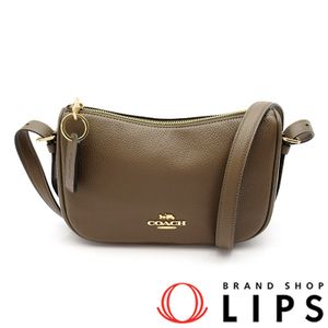 COACH 케일리 숄더백 CY707 가죽 여성용 숄더백
 다크 스톤【중고】