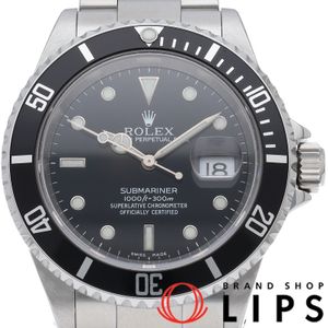 Rolex Submariner Date 16610LN(Y) - Box, Warranty Card, International Service Warranty - Stainless Steel Men's Watch - Black - Polished - 2002 Model - Excellent Condition - Used