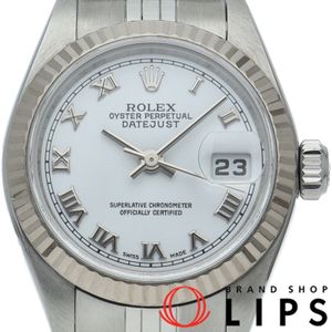 勞力士 Datejust 女士腕錶 79174(F) K18WG/SS 白色拋光 2004 年 成色極佳 [二手]